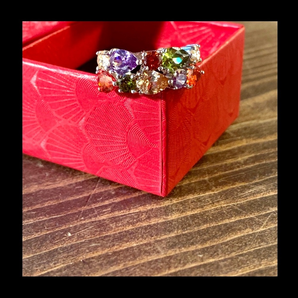 New! Alchemy63 Handmade Sterling Multi-Stone Ring